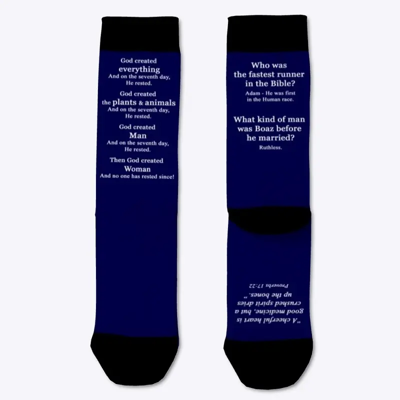 More Bible Joke Socks